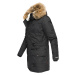 Pánský kabát / dlouhá bunda Ansaya Marikoo - BLACK