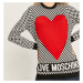 Černobílý svetr - LOVE MOSCHINO