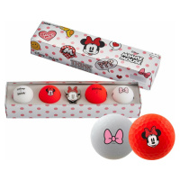 Volvik Vivid Disney Characters 4 Pack Golf Balls Minnie Mouse Plus Ball Marker White/Yellow