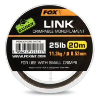 Fox Vlasec Link Trans Khaki Mono 20m - 35lb/0.64mm