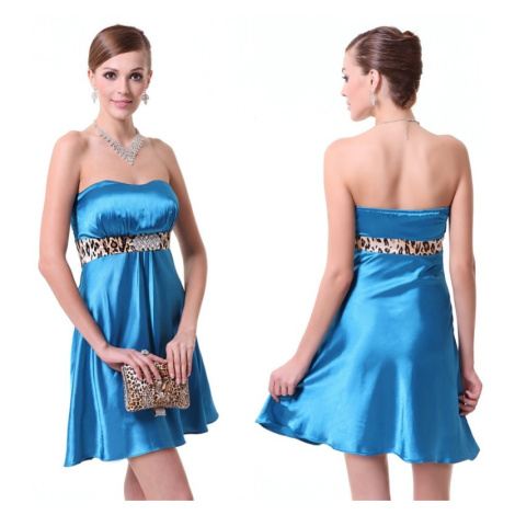 krátké modré společenské šaty Rotta Ever-Pretty