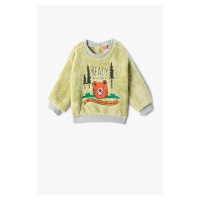 Koton Baby Boy Green Sweatshirt