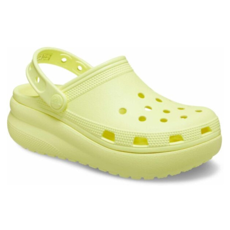 Crocs CLASSIC CROCS CUTIE CLOG K Dětské pantofle, žlutá, velikost 33/34