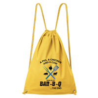 DOBRÝ TRIKO Bavlněný batoh BAR-B-Q Barva: Žlutá