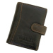 Pánská kožená peněženka Wild Things Only 5502 tmavě hnědá