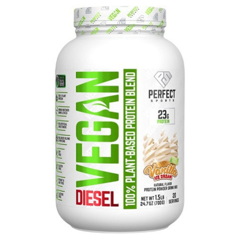 Perfect Sports Diesel Vegan 100% Plant Based Protein 700 g - vanilka