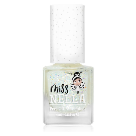 Miss Nella Peel Off Nail Polish lak na nehty pro děti MN25 Confetti Clouds 4 ml