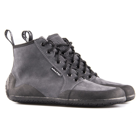 Barefoot zimní boty Saltic - Outdoor High Winter šedé