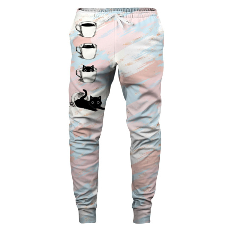 Aloha From Deer Unisex's Black Catfee Sweatpants SWPN-PC AFD658