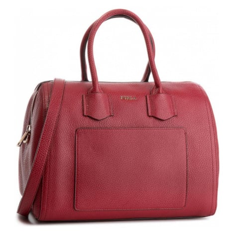 Tmavě červená kožená kabelka - FURLA | Alba