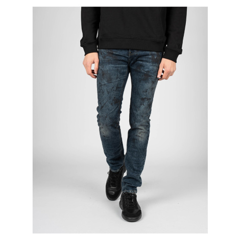Les Hommes LKD320 512U | 5 Pocket Slim Fit Jeans Modrá Les Hommes Urban