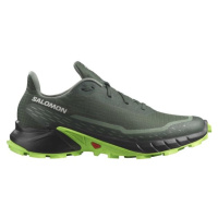 Salomon ALPHACROSS 5 Pánská trailová obuv, tmavě zelená, velikost 42