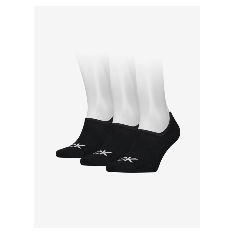 Sada tří párů pánských ponožek v černé barvě Calvin Klein Underwear