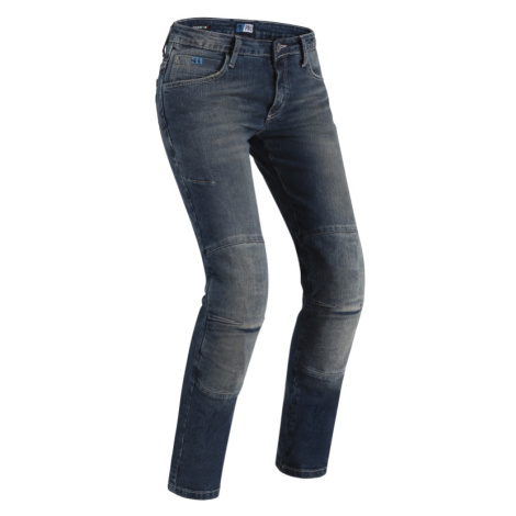 Dámské moto jeansy PMJ Florida MID CE modrá PMJ Promo Jeans