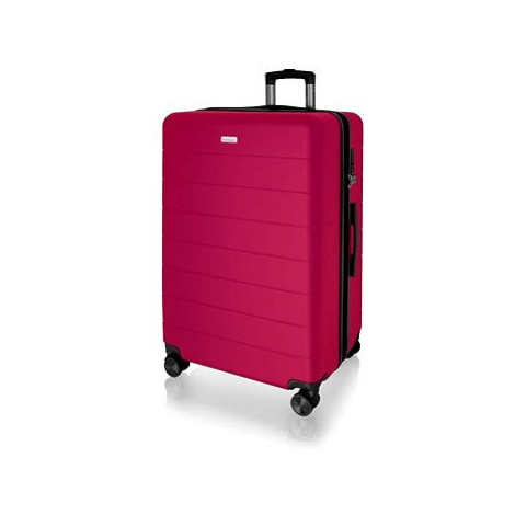 Avancea Cestovní kufr DE2966 purpurově červený L