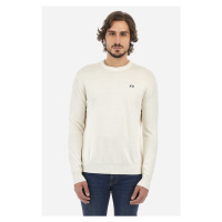 Svetr la martina man tricot crew neck bílá