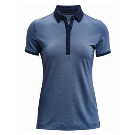 Under Armour Ua Zinger Ss Novelty Polo Dámské funkční triko 1361913 Mineral Blue