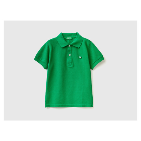 Benetton, Short Sleeve Polo In Organic Cotton United Colors of Benetton