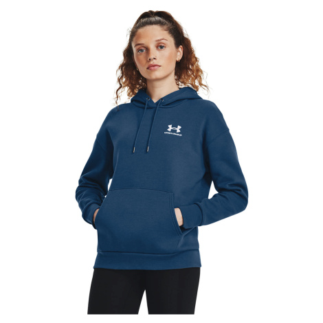 Mikina Under Armour Essential Fleece Hoodie Varsity Blue