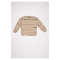 DEFACTO Baby Boy Crew Neck Striped Sweater