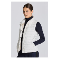 VESTA GANT D1. LIGHT DOWN GILET bílá