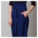 Dámské látkové kalhoty culottes tmavě modré 12617