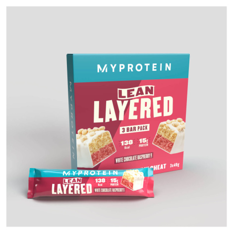 Lean Layered Bar - 3 x 40g - White Chocolate and Raspberry Myprotein