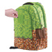 PIXIE CREW studentský batoh MINECRAFT zeleno-hnědý