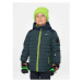 Loap FULMOS Chlapecká lyžařská bunda, tmavě zelená, velikost