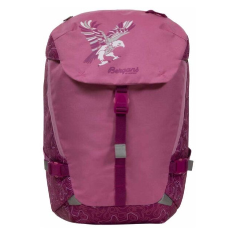 Bergans AKSLA 24 LID Dětský školní batoh, růžová, velikost