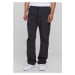 Urban Classics / Straight Leg Nylon Cargo Pants black