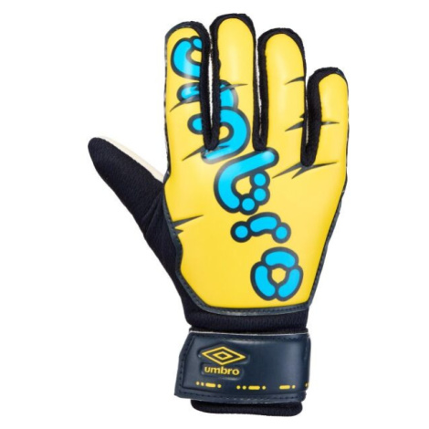 Umbro CYPHER GLOVE - JNR Dětské brankářské rukavice, žlutá, velikost