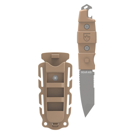 Nůž s pevnou čepelí Gear Aid® Kotu Survival - Coyote