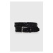 Kožený pásek Tommy Hilfiger pánský, černá barva, AM0AM12068