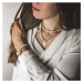 Manoki Perlový choker náhrdelník Emilie Gold - chirurgická ocel, sladkovodní perla WA516G Zlatá 
