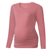 esmara® Dámské těhotenské triko s dlouhými rukávy (růžová)