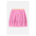 Dětská sukně Coccodrillo růžová barva, midi, áčková