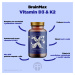 BrainMax Vitamin D3 & K2, D3 5000 IU / K2 jako MK7 all-trans K2VITAL®DELTA 150 mcg, 100 rostlinn