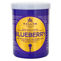 Kallos Blueberry revitalizační maska pro suché, poškozené a chemicky ošetřené vlasy 1000 ml