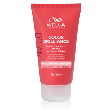 Wella Professionals Invigo Color Brilliance hydratační maska pro jemné vlasy 75 ml