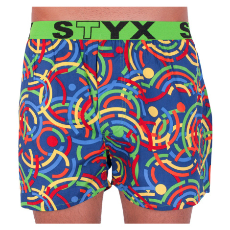 Pánské trenky Styx art sportovní guma barevné (B659)