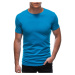 Buďchlap Tyrkysové bavlněné tričko s krátkým rukávem TSBS-0100