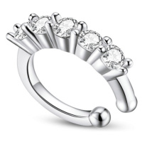 Zásnubní stříbrné prsteny se zirkony a bez