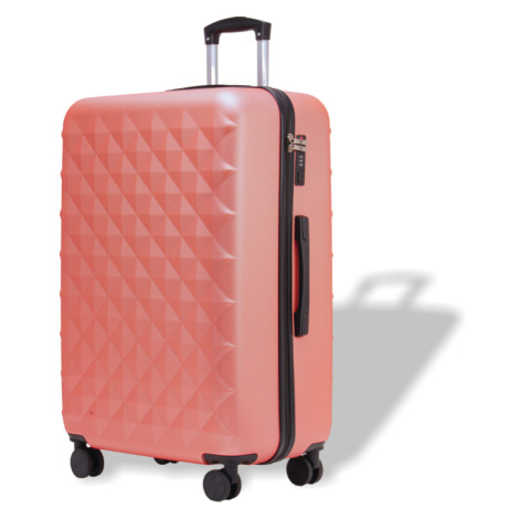 Velký rodinný cestovní kufr s TSA zámkem ROWEX Crystal Barva: Rosegold