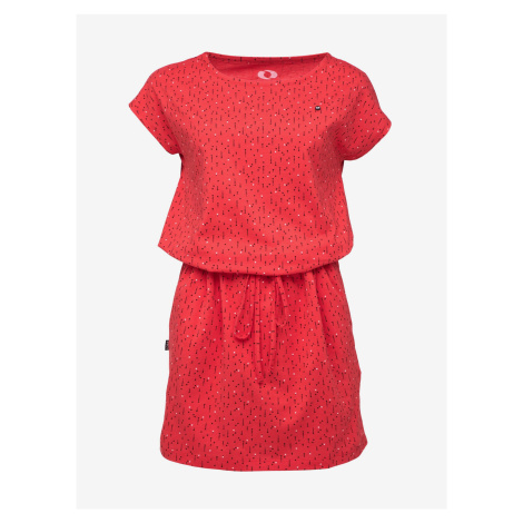 Červené dámské vzorované šaty LOAP Baskela