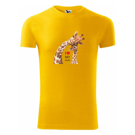 I Love My Mom - žirafa - Viper FIT pánské triko