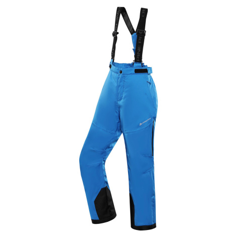 Alpine Pro Osago Dětské lyžařské kalhoty s Ptx membránou KPAB322 cobalt blue