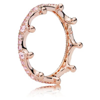 Pandora Překrásný bronzový prsten Začarovaná koruna 187087NPO 50 mm