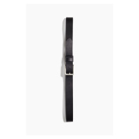 H & M - Kožený pásek - černá