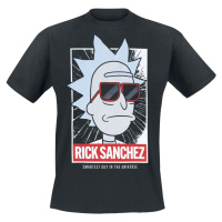 Rick And Morty Smart Rick Tričko černá